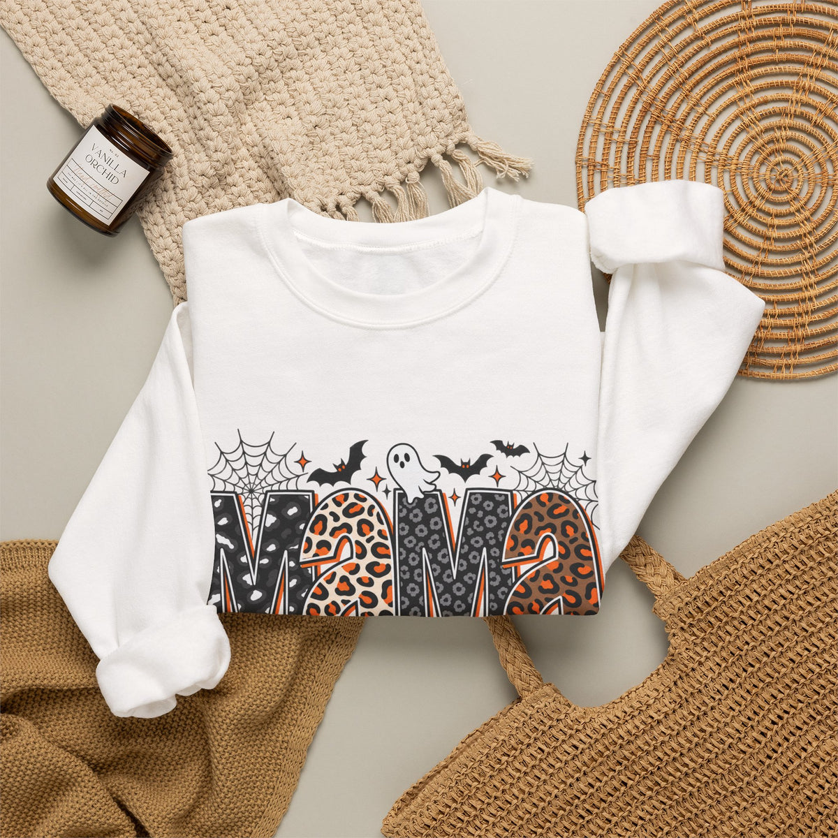 Mama Halloween Crewneck Sweatshirt