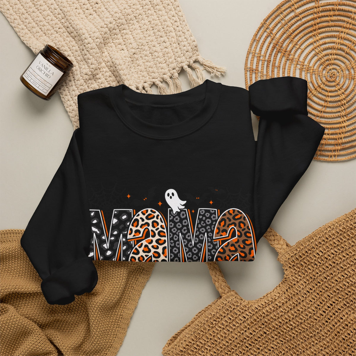 Mama Halloween Crewneck Sweatshirt