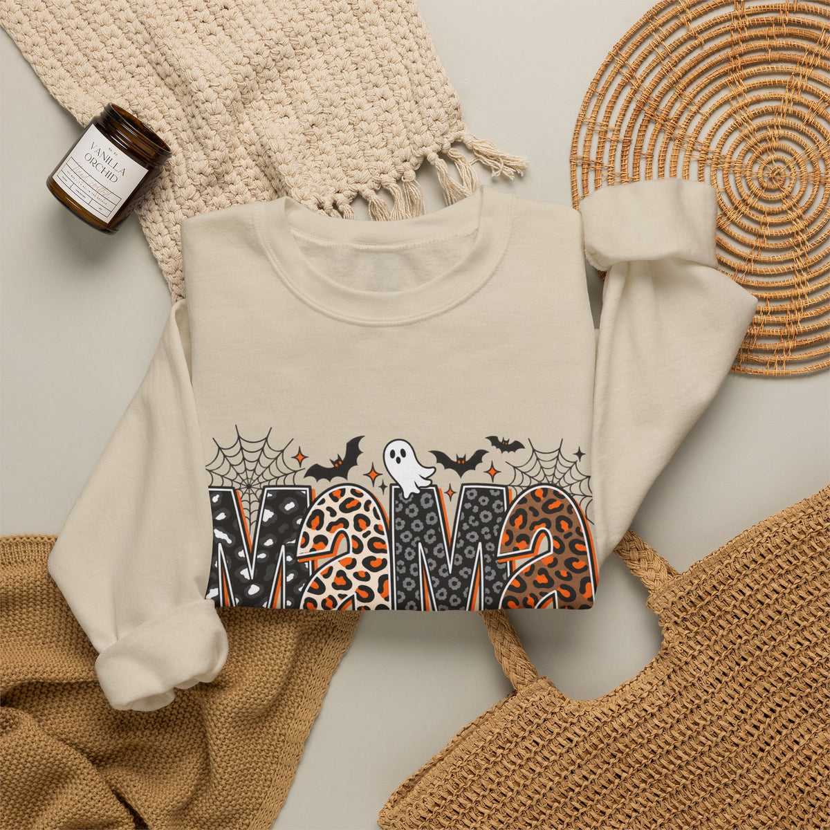Mama Halloween Crewneck Sweatshirt