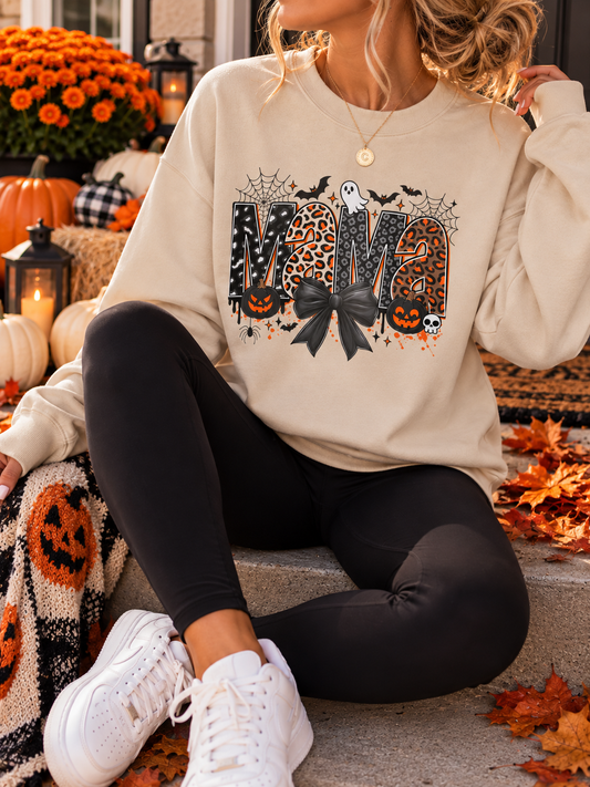 Mama Halloween Crewneck Sweatshirt